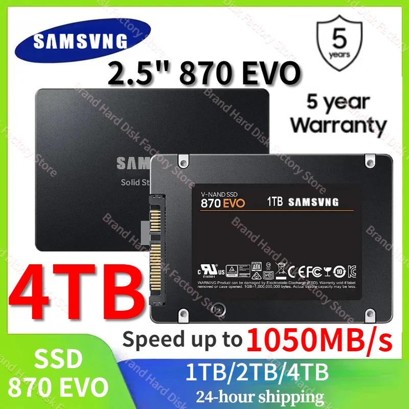 귣 SSD 870 EVO  ָ Ʈ ũ, HDD ϵ ̺, SATA3, 2.5 ġ PC MLC  , Ʈ ũž PS5 , 1TB, 2TB, 4TB